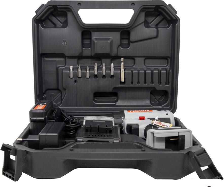 Дрель-шуруповерт Ресанта ДА-20-2ЛК-Б (с 2-мя АКБ, кейс)