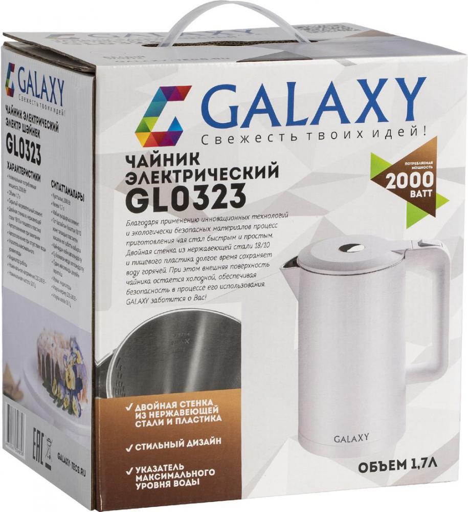 Электрический чайник Galaxy Line GL0323 (белый)