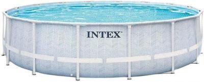 Каркасный бассейн Intex Prism Frame Chevron 26746 (488х122)