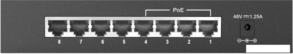 Неуправляемый коммутатор D-Link DES-1008P/C1A