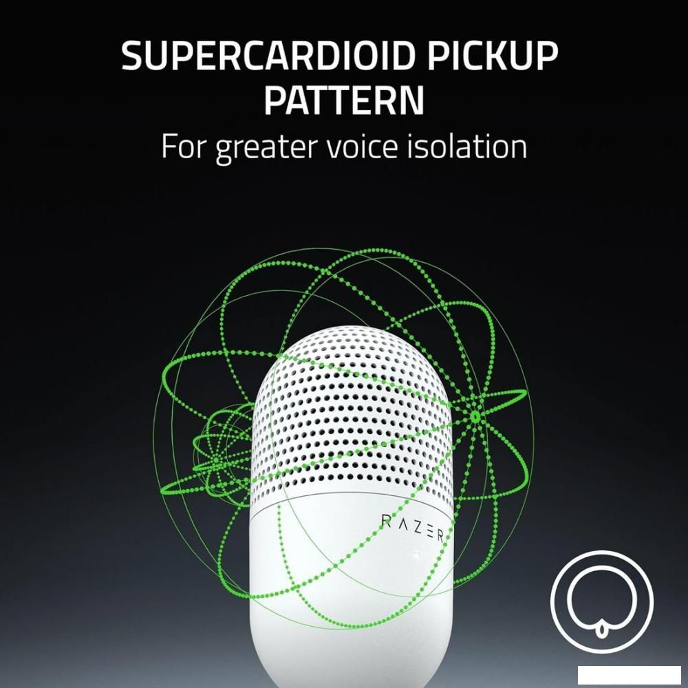 Проводной микрофон Razer Seiren V3 Mini Mercury White