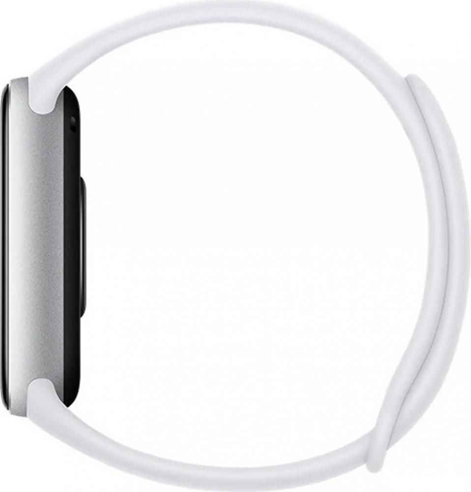 Фитнес-браслет Xiaomi Smart Band 9 (серебристый, с белым силиконовым ремешком, международная версия)