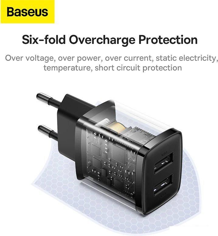 Сетевое зарядное Baseus CCXJ010202