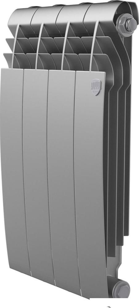 Биметаллический радиатор Royal Thermo Biliner B 500 Серебристый - 4 секций
