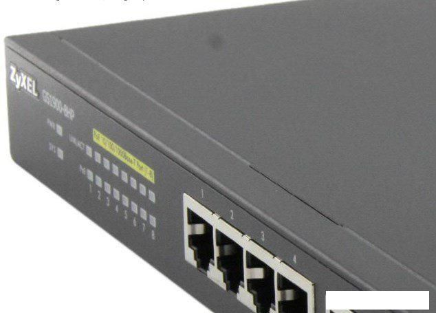 Управляемый коммутатор уровня 2+ Zyxel GS1900-8HP