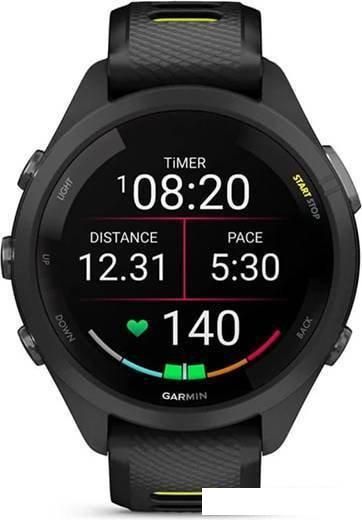 Умные часы Garmin Forerunner 265S (черный/желтый)
