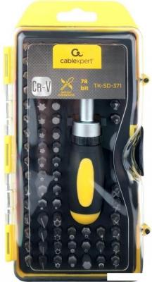 Набор отвертка с битами Cablexpert TK-SD-371 (79 предметов)
