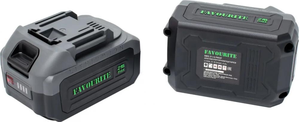 Газонокосилка Favourite OBS 21 WET PROF ( с 2-мя АКБ 4 Ач)