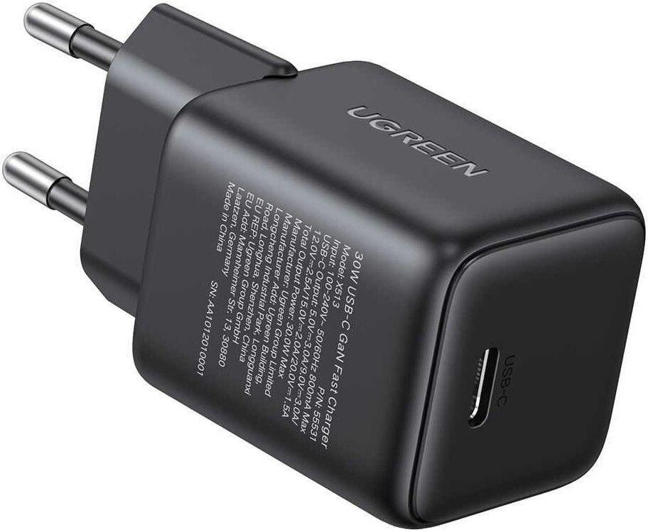 Сетевое зарядное Ugreen X513 65007 (черный)