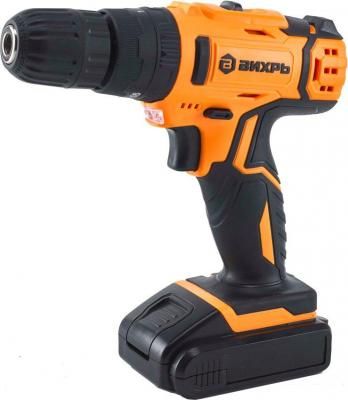 Ударная дрель-шуруповерт Вихрь ДА-18Л-2КУ (с 2-мя АКБ, кейс)