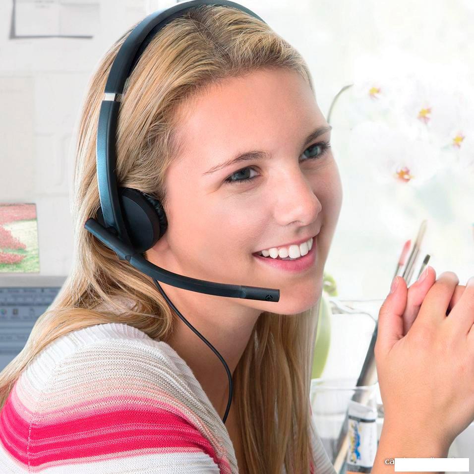 Офисная гарнитура Logitech USB Headset Stereo H570e
