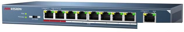 Неуправляемый коммутатор Hikvision DS-3E0109P-E