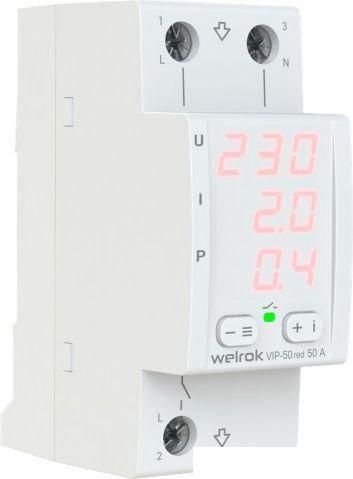 Реле напряжения Welrok VIP-50 red (красный)