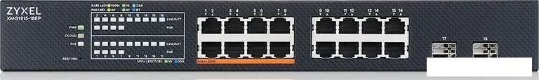 Управляемый коммутатор 3-го уровня Zyxel XMG1915-18EP-EU0101F