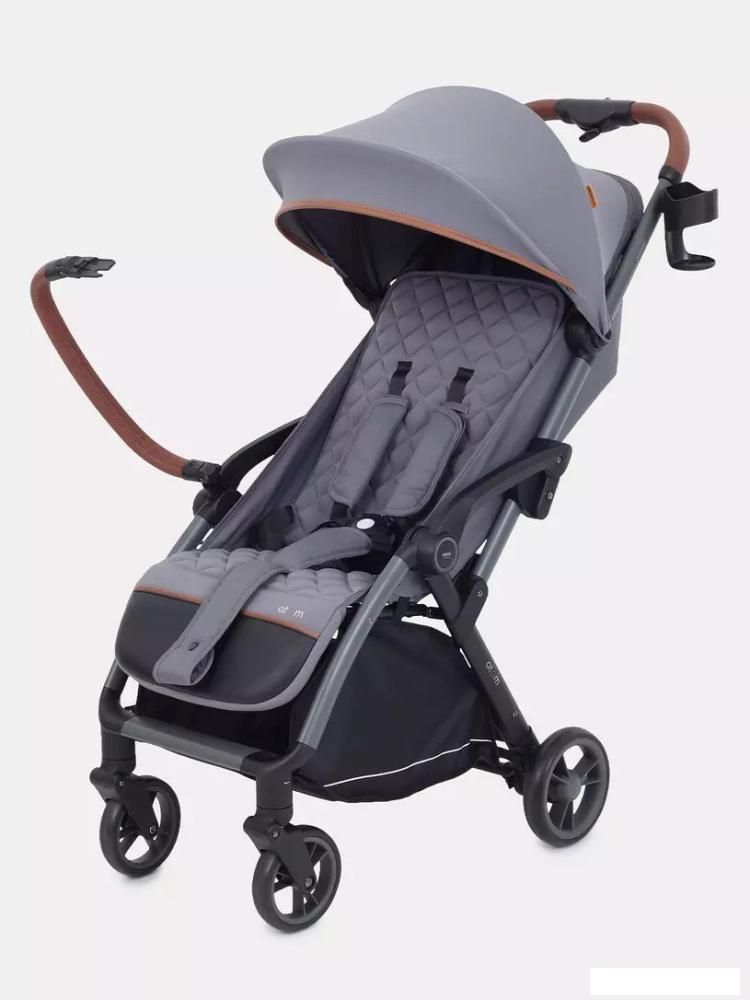 Коляска прогулочная «книга» MOWbaby Атом MB200 (Grey)