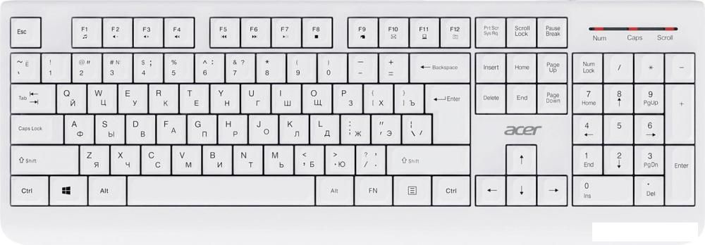 Офисный набор Acer OCC401 (белый)