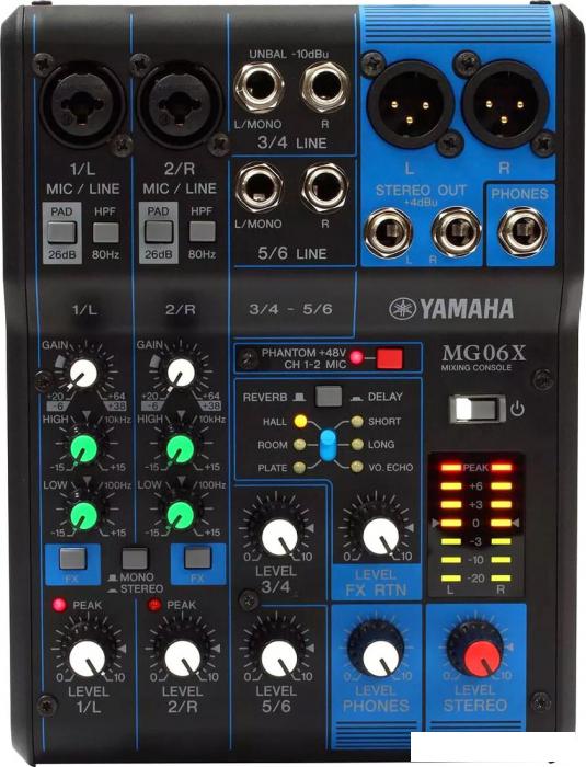 Микшерный пульт Yamaha MG-06X