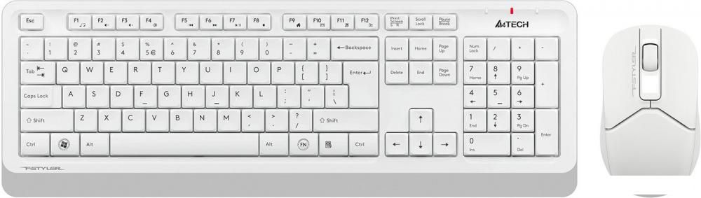 Офисный набор A4Tech Fstyler FG1012 (белый)