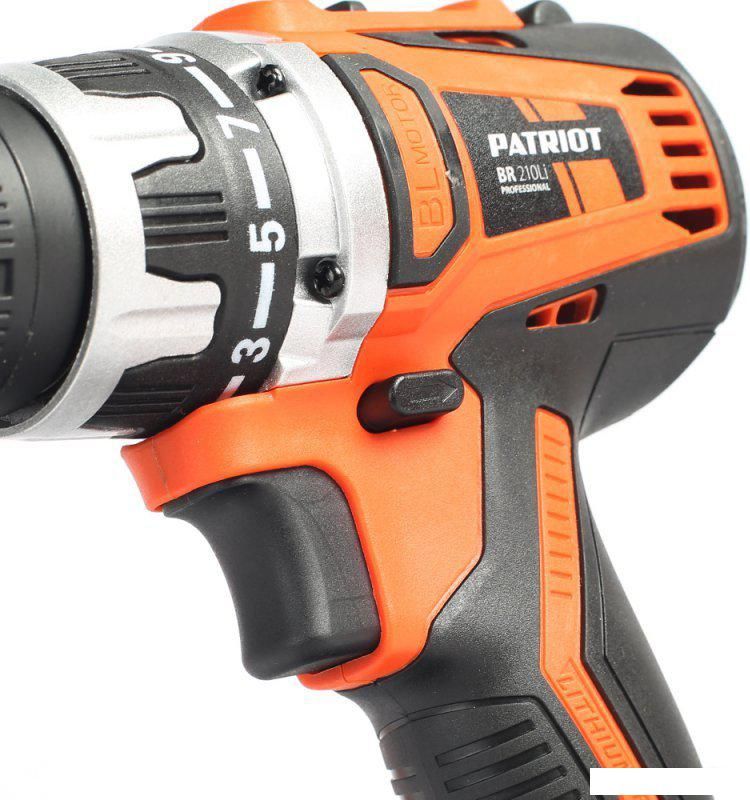Дрель-шуруповерт Patriot BR 210Li 180301550 (с 2-мя АКБ, кейс)
