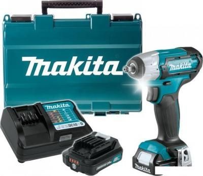 Гайковерт Makita TW140DWAE (с 2-мя АКБ)