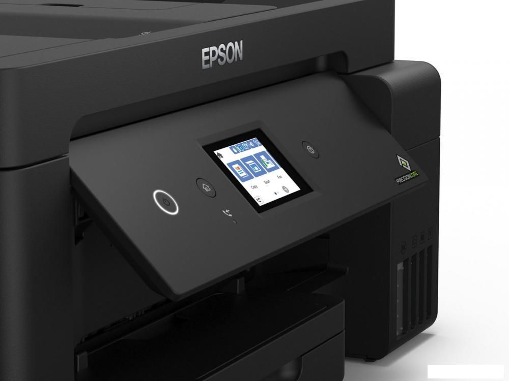 МФУ Epson L14150 (ресурс стартовых контейнеров 7500/6000, чернила 001)