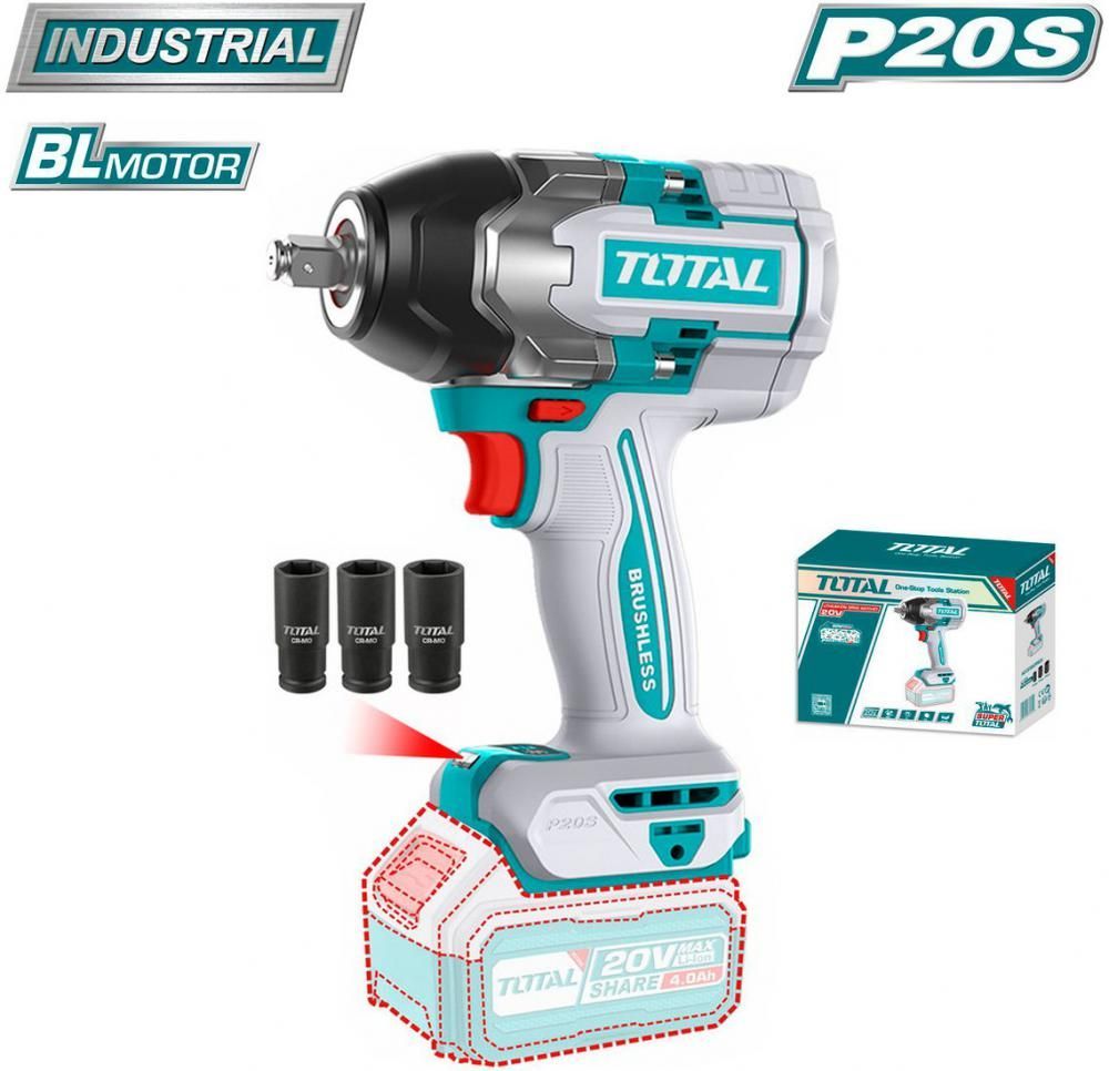 Гайковерт Total TIWLI20851 (без АКБ)