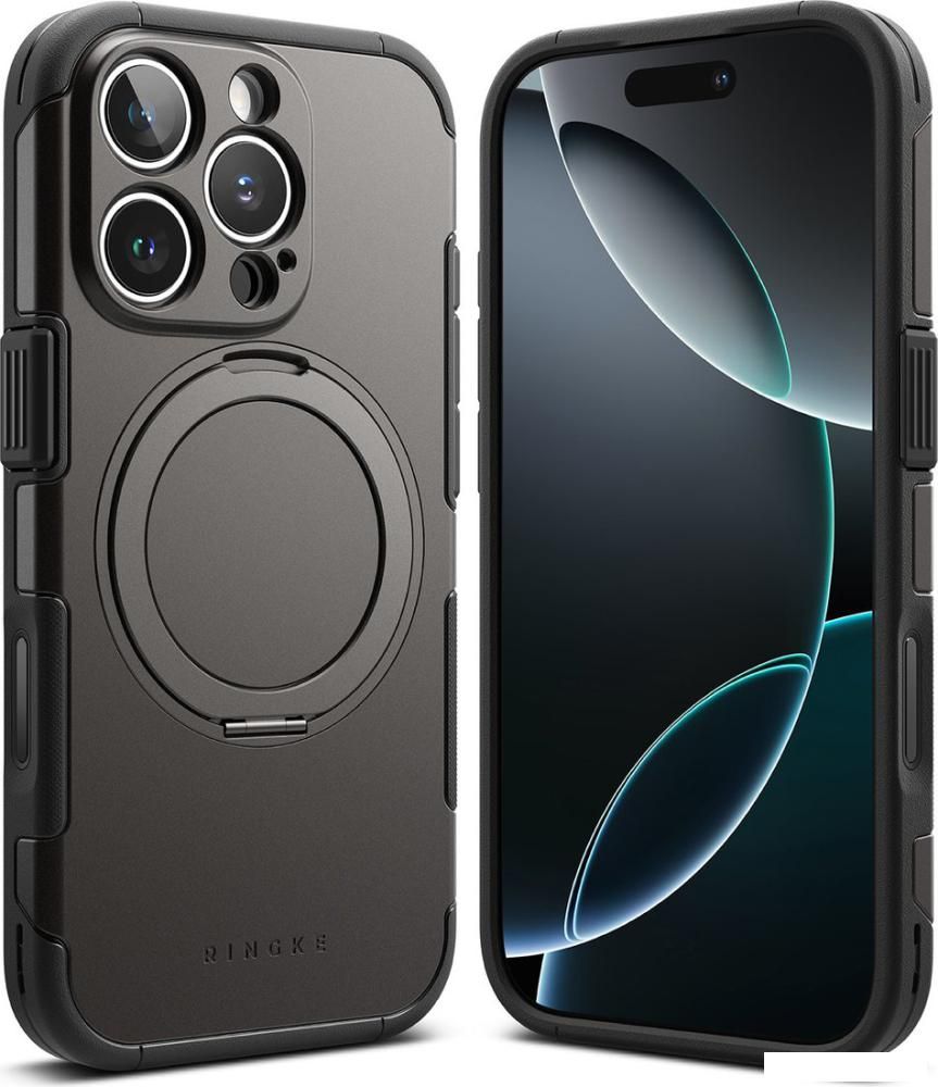 Чехол для телефона Ringke Alles для iPhone 16 Pro (Gun Metal)