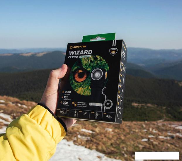 Фонарь Armytek Wizard C2 Pro Magnet USB XHP50.2 (белый)