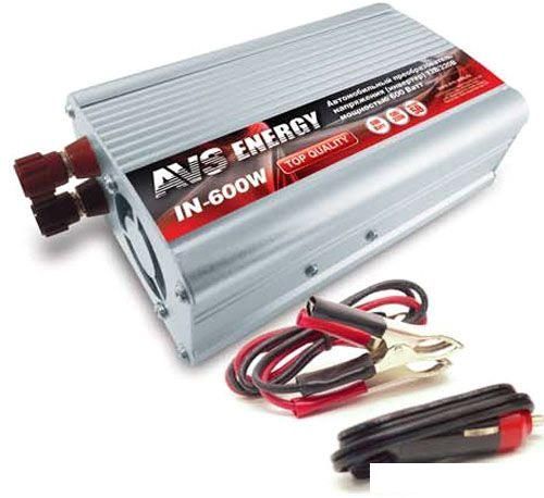 Автомобильный инвертор AVS 12/220V IN-600W