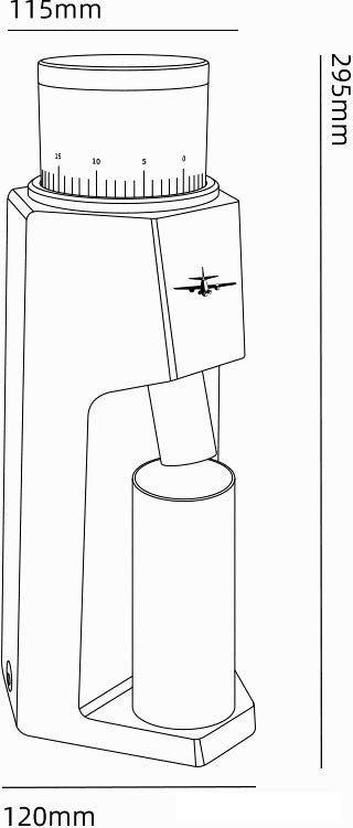 Электрическая кофемолка MHW-3BOMBER G6152B-OS