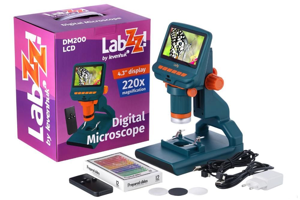 Детский микроскоп Levenhuk LabZZ DM200 LCD 76827