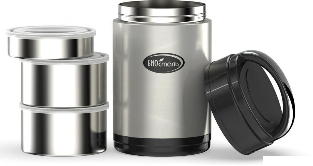Термос для еды БИОСТАЛЬ NR-2000 Stainless Steel