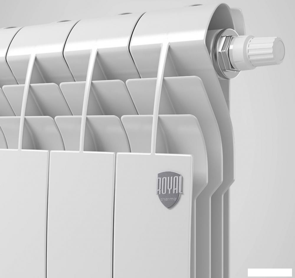 Биметаллический радиатор Royal Thermo BiLiner 350 Bianco Traffico VR (8 секций)