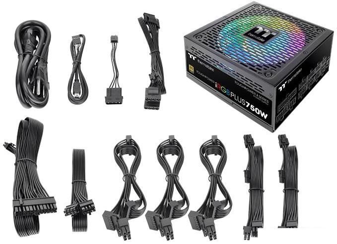 Блок питания Thermaltake Toughpower iRGB PLUS 750W Gold TT Premium Edition TPI-750DH3FCG