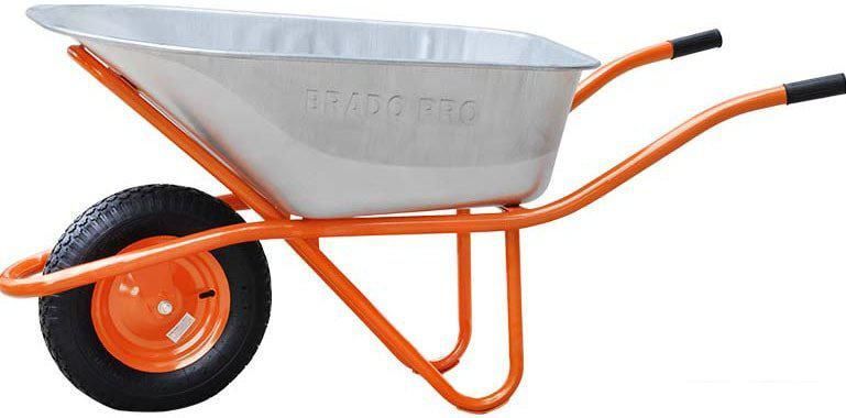 Одноколесная тачка Brado 1x130 Expert Pro