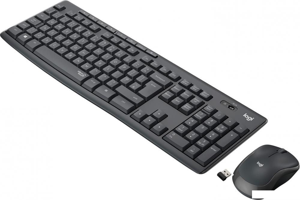 Офисный набор Logitech MK295 Silent Wireless Combo 920-009807 (графитовый)