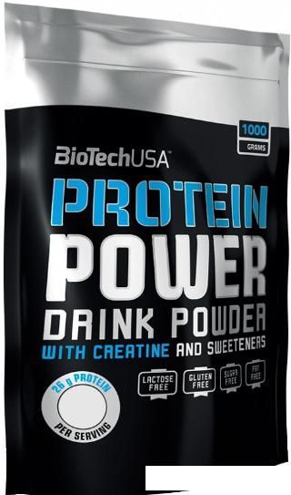 Протеин комплексный BioTech USA Protein Power (клубника/банан, 1000 г)