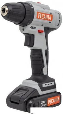 Дрель-шуруповерт Ресанта ДА-20-2ЛК-Б (с 2-мя АКБ, кейс)