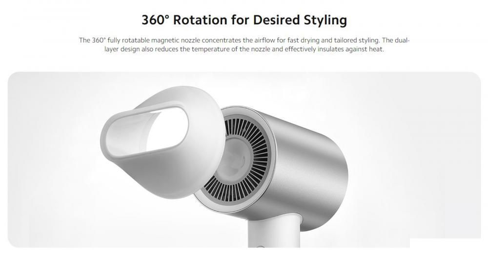 Фен Xiaomi Water Ionic Hair Dryer H500 BHR4899CN (китайская версия)