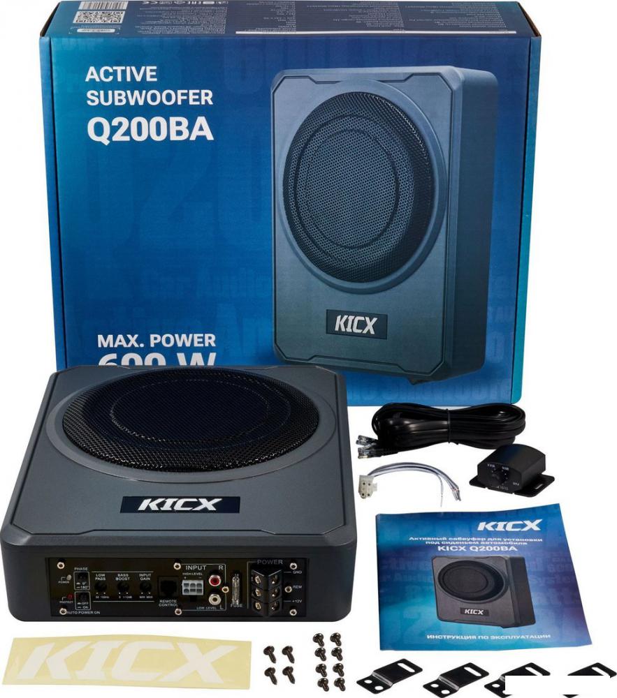 Корпусной активный сабвуфер KICX Q200BA