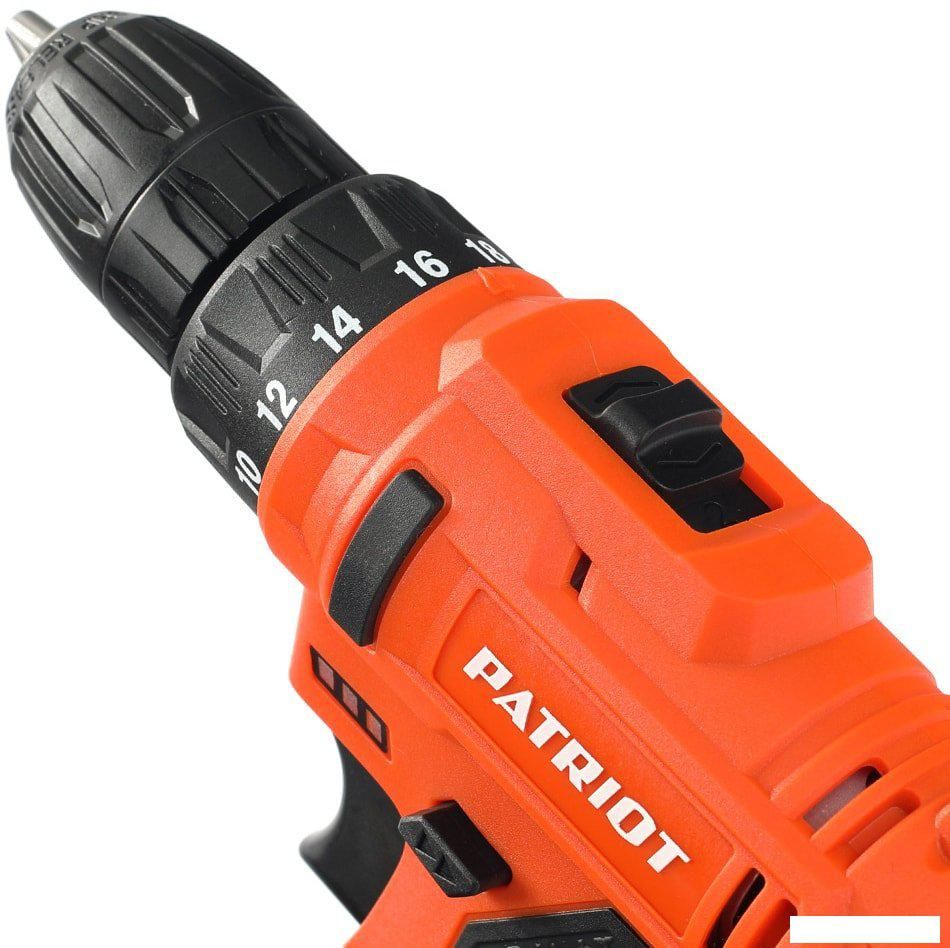 Дрель-шуруповерт Patriot BR 187UES (с 2-мя АКБ, кейс)