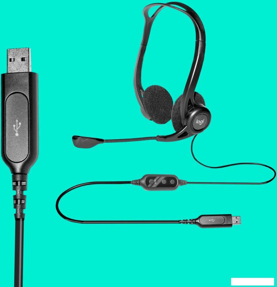 Офисная гарнитура Logitech PC Headset 960 USB