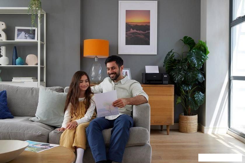 МФУ Epson EcoTank L3211 (ресурс стартовых контейнеров 6500/8100, контейнер 003)