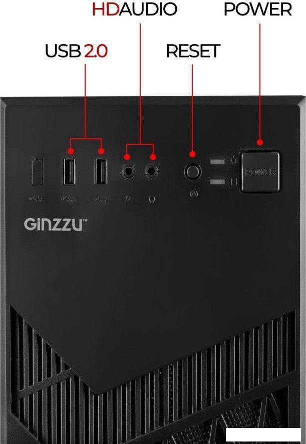 Корпус Ginzzu A410
