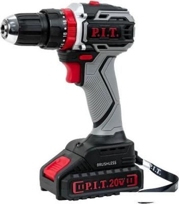 Ударная дрель-шуруповерт P.I.T. PSR18-D4 (с 2-мя АКБ, кейс, набор оснастки)