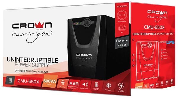 Источник бесперебойного питания CrownMicro CMU-650X