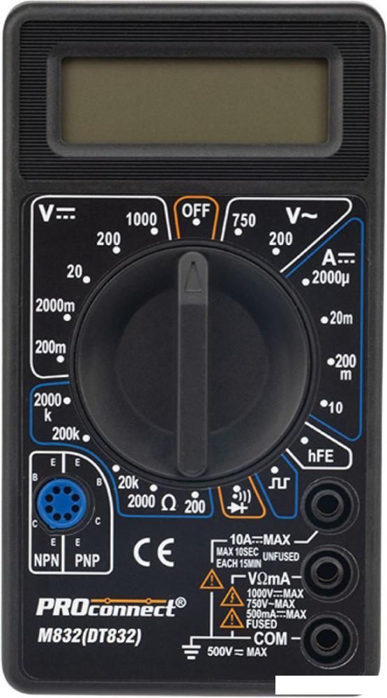 Мультиметр PROconnect M832 (DT832)