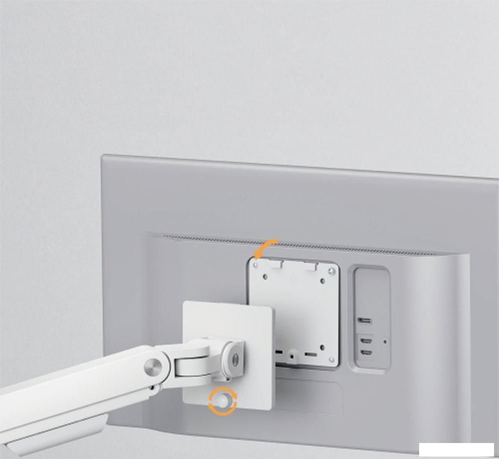 Кронштейн для монитора ErgoSmart Heavy-Duty Lux (полированный алюминий)