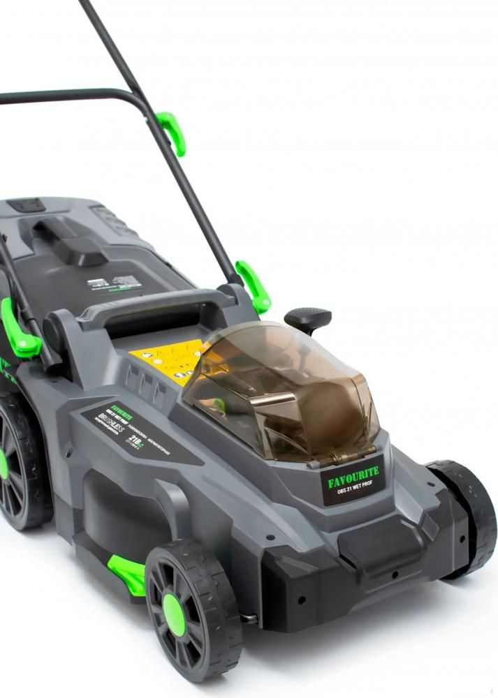 Газонокосилка Favourite OBS 21 WET PROF ( с 2-мя АКБ 4 Ач)
