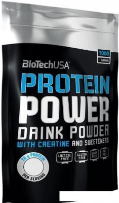 Протеин комплексный BioTech USA Protein Power (клубника/банан, 1000 г)